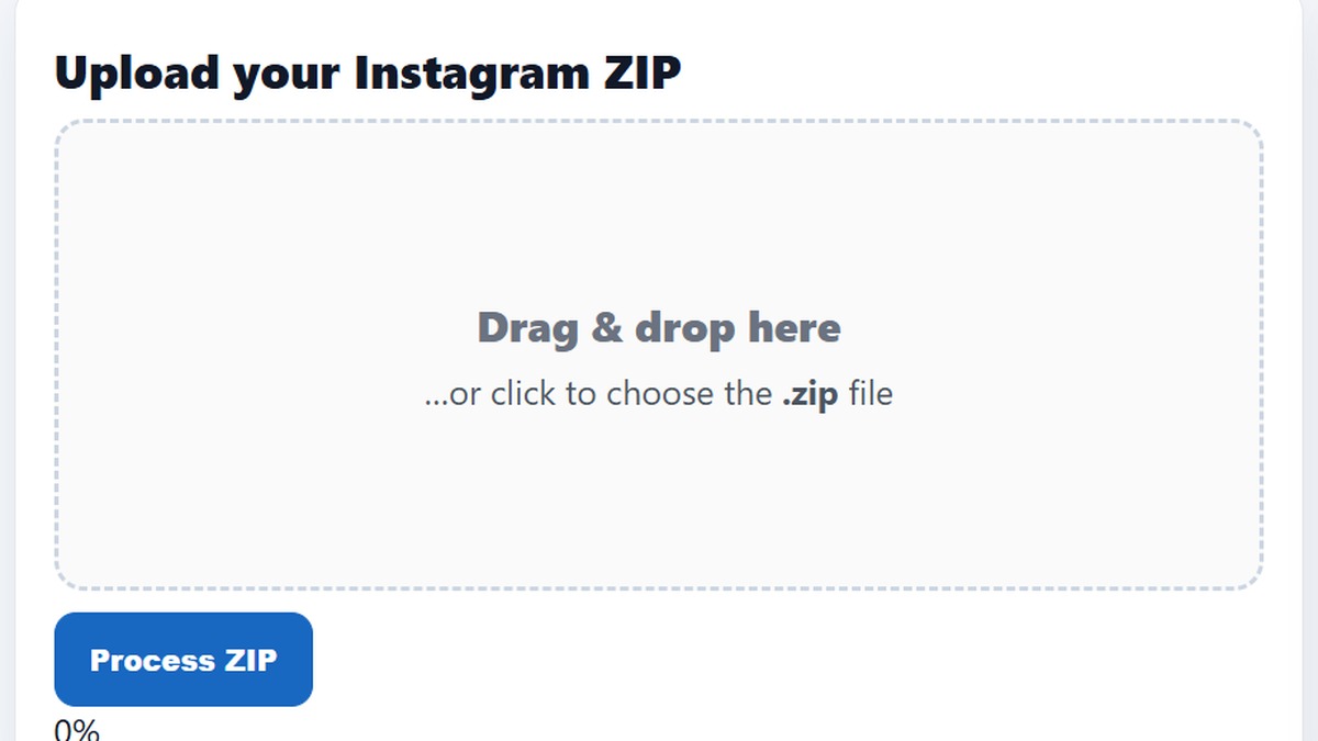 Step 16: Upload to TrackUnfollowers